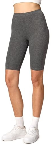Merry Style Kurze Leggings Damen Radlerhose Shorts Viskose MS10-145 | Kurze Länge, elastischer Bund, atmungsaktiv, weich, 94 % Viskose, 6 % Elasthan, für Alltag, Freizeit und warme Tage