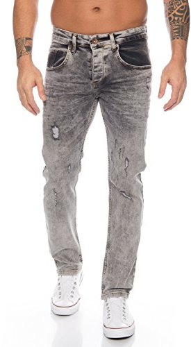 Rock Creek Herren Jeans Dark Grey RC-2106 [W33 L34]