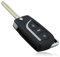 Automobile Locksmith 3 Buttons Flip Folding Key Remote Fob Case Shell Replacement with Blank Key Blade for Toyota Aygo Corolla Yaris Camry