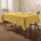 Qualitäts Tischdecke Textil Eckig 150 x 300 cm, Gelb