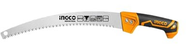 Ingco Hps3308 Sega Seghetto Per Potatura Da 33 Cm Impugnatura Soft Grip Predisposizione Montaggio Asta Telescopica