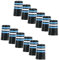 Colcolo 12 Pieces Golf Iron Ferrule Fit 0.370'' Tapered Steel Shaft Iron Wedge Rubber Ferules, Blue White Black