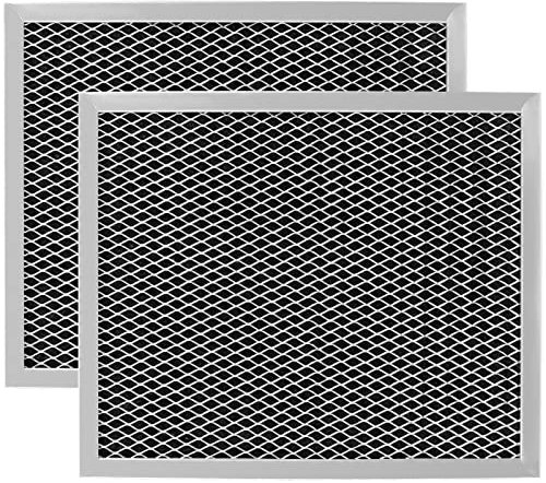 Funmit 97007696 Lot de 2 filtres à charbon en aluminium pour hotte de cuisinière compatibles avec Broan, Kenmore, Maytag, remplacement pour 1172266, 41F, 5-3082, 5111371