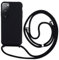 Keteen handyband hülle für Samsung Galaxy S20 FE Handyhülle mit Band Slim Silikon S20 FE hülle mit Abnehmbar Kordel Stossfest Bumper Cover zum Umhängen Necklace Handyhülle für Samsung S20 FE-Schwarz