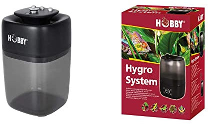Hobby Easy Rain, regelbare automatische Beregnungsanlage für Terrarien, 1 Stück (1er Pack) & 37249 Hygro System - Digitale Benebelungsanlage für Terrarien