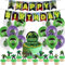 Geburtstag Dekoration Set 44 Stück, Kindergeburtstag Luftballons, Happy Birthday Banner, Kuchen Dekoration, Cupcake Topper, Party Zubehör, Junge Mädchen Geburtstagsparty Dekoration