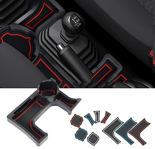 YEE PIN Mittelkonsole für Suzuki jimny 2018-2025 (für Schaltgetriebe) Aufbewahrungsbox Mittelkonsole Organizer Tray für Armlehne Organizer Zubehör mit 3 Farben Matten