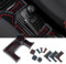 YEE PIN Mittelkonsole für Suzuki jimny 2018-2025 (für Schaltgetriebe) Aufbewahrungsbox Mittelkonsole Organizer Tray für Armlehne Organizer Zubehör mit 3 Farben Matten