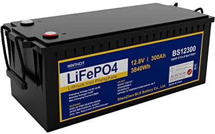 LiFePO4 Batterie au lithium rechargeable LiFePO4 12,8 V 300 Ah 300 Ah 8000 cycles max. Sortie 3840 Wh Batterie LiFePO4 pour camping-car, camping, solaires, grille hors tension
