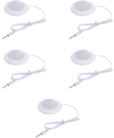 Hemobllo Pillow Speaker - 5 Pcs Portable Pillow Speaker 3.5mm Jack Music Pillow Speaker Mini Pillow Speaker Replacement DIY Stereo Speaker Accessories