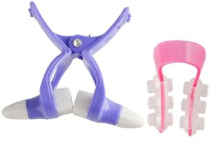 minkissy 2stücke Teiliges Set Silikon Nasenclip Und Nasenpolster Beauty Nasenformer Für Gerade Nasenform Komfortabel Und Atmungsaktiv Zur Nasenkorrektur Und Straffung