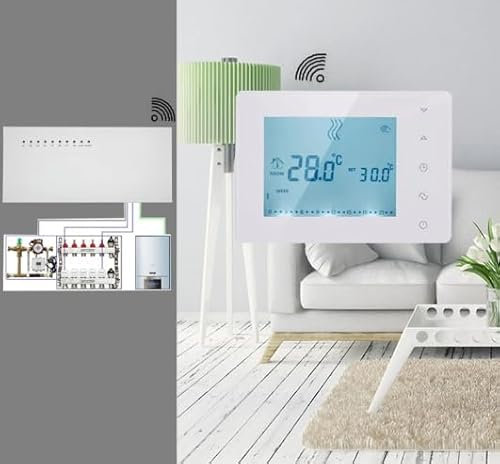 DAZZLEEX Underfloor Heating Wiring Centre 8-way Centralized Junction Box Floor Heating Room Temperature Control Junction Box
