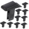 WOONEKY 12pcs Telescopic Ladder Switch Durable Replacement Buttons for Folding Ladders Easy Installation and Impact Resistant Accessories