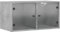 Wandschrank mit Glastüren Betongrau 68,5x37x35 cm, 836503