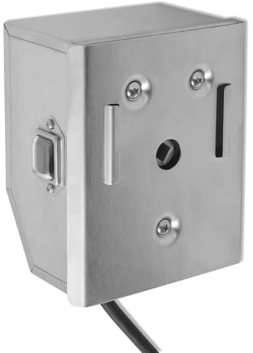 Gecheer Motor para Barbacoa Eléctrico para Asar Pollos Cerdito Cabra Cochinillo Ternera Motor Profesional para espetón de asado/Barbacoa Acero INOX. 4 W