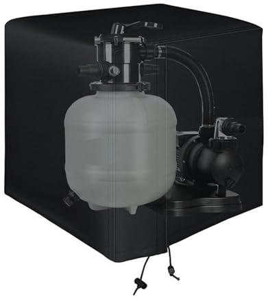 COMFOLIVING Pompa filtro per piscina | Pompa gonfiabile per vasca da bagno - Filtro a sabbia per piscina con telone completo per condizionatore d'aria, mobili, fontane
