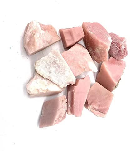TRKTDXLQRI Kristallheilungs-Meditationsdekoration 200 gNatürlicher Rohedelstein Rosa Opal Kristallmaterial Stein Wohnkultur Schöne Geschenke CHENRANYIN