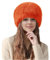 Lina & Lily Mütze Damen Winter aus Kunstfell (Orange)
