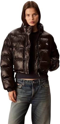 Calvin Klein Damen Pufferjacke Shine Cropped
