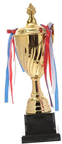 BESPORTBLE 1pezzi Coppa Sportiva Metallo per Tornei Scolastici e Competizioni Basket e Riconoscimenti per Vincitori
