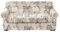 EBETA E Sofahusse Sofabezug mit 3 Separatem Sitzkissenbezug Stretch Sofaüberwürfe Couchbezug Elastischer Stretchhusse für Sofa (Blumen, 3 Sitzer)