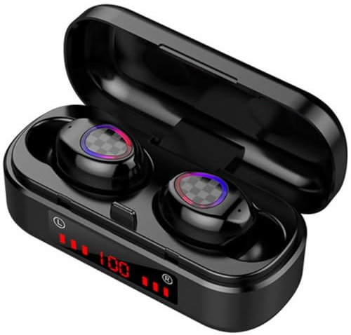 HOMSFOU Auriculares Inalámbricos TWS Reducción De Ruido para Mujer y Hombre Resistentes Al Agua para Adultos