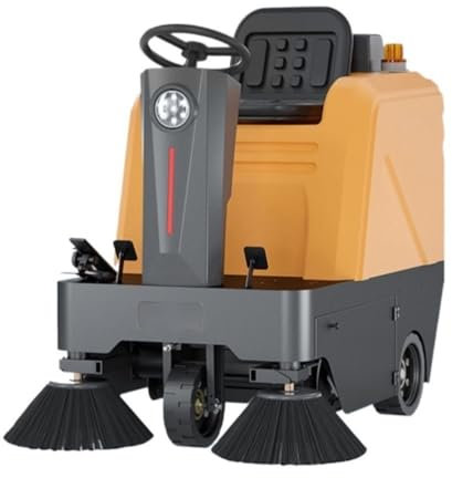 WANGHAI-666 Outdoor Hand Push Sweeper Driving Type Sweeping Machine, Industrial Workshop, Municipal Road Electric Sweeping Vehicle Sweeping Machine