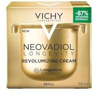 Vichy Neovadiol Longevity Pro-Volumen Creme, Aufpolsternde Anti-Aging-Creme, Regenierierende, feuchtigkeitsspendende und straffende Gesichtspflege, Für reife Haut, Nachfüllpackung, 50 ml