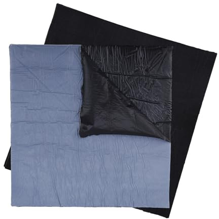 Fukaisu 3stk Teichfolien-Reparatur-Patches, 20x20cm Selbstklebend EPDM-Gummi-Folien-Naht-Kit Verdichtete wasserdichte Dichtung für Garten Außenbereich Teichabdeckungs-Reparatur
