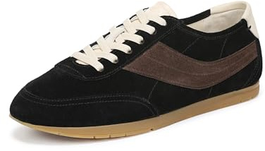 Vince Women's La Runner-W Sneakers, Black/Dark Mocha, 7.5 UK