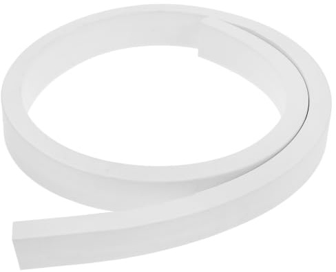 HOMOCONO Bande D'étanchéité en Silicone Carré Résistante aux Hautes Températures Mousse Isolante, pour L'isolation Phonique et Thermique des Fenêtres à Usage Domestique