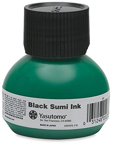 Yasutomo Liquid Sumi Ink, 2oz, Black (KF2)