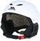 Trespass Skihelm mit Herausnehmbaren Ohrlaschen, Skibrillenhalter und Verstellbarem Ventilationssystem Skyhigh, White, M, UAACHEE20001_WHTM