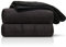 Amago - Kuscheldecke, Cashmere-Feeling, 130 x 170 cm - Schwarz