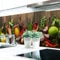 Küchenrückwand Spices on Wood Premium Hart-PVC 0,4 mm selbstklebend - Direkt auf die Fliesen, Größe:120 x 60 cm