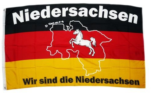 Fahne/Flagge Wir sind Niedersachsen 90 x 150 cm