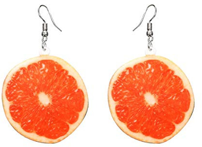 Holibanna 1 Paar Modische Ohrhänger Aus Acryl Für Damen Zarte Ohrstecker Kreativer Ohrhänger Orange