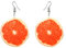 Holibanna 1 Paar Modische Ohrhänger Aus Acryl Für Damen Zarte Ohrstecker Kreativer Ohrhänger Orange