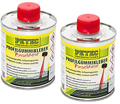 700 ml Petec Profilgummikleber Pinseldose Gummikleber Klebstoff 93835 Kleber