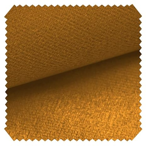 novely® ARTENA - Samtiger Velours-Möbelstoff - Anschmiegsamer Polsterstoff - Robuster Bezugsstoff - Pflegeleichte Meterware 1lfm | Farbe: 32 Sonnengelb