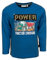 SALT AND PEPPER Jungen Langarmshirt Druck Wendepailletten Traktor Organic T-Shirt, Nautic Blue, 92/98