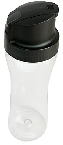 Tupperware Clear Collection - Bottiglia da 770 ml per olio di aceto, colore: Nero