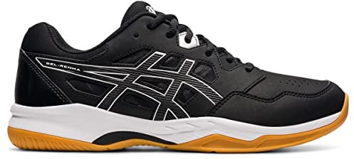 ASICS Men's Gel-RENMA Pickleball Shoes, Black/White, 9.5 UK