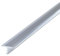 Dalsys T-Profil, Übergangsprofil 200cm x 18mm Bodenprofil aus eloxiertem Aluminium, Silber verchromt