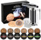KUZKUZY Cocktail Smoker Kit mit Fackel und 4 Arten von Holzspänen, altmodischer Whiskey Smoker Drink Smoker Infuser Kit Bouron Smoker Kit (ohne Butan)