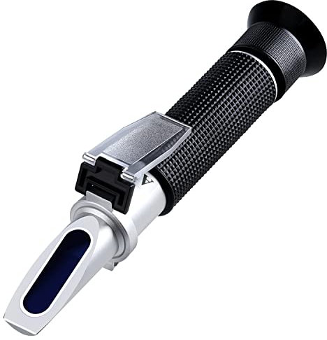 Wassersalzgehalt Refraktometer, LEERCHUANG Dual Scales Hydrometer: Specific Gravity 1.000-1.070 & PPT 0-100 (1‰ = 1ppt = 1000ppm), Marine Fish-K Eeping, Pool Tank