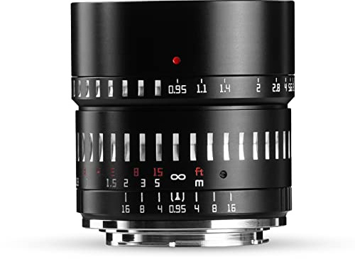 TTARTISAN 50mm F0.95 Obiettivo per Fotocamere Fuji X Mount APS-C MF Obiettivo Bokeh Monster Eye of Night per Fotocamere Mirrorless