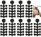 Fopytu Hook Stops Rubber Shank Beads, 100 Pcs Connect Hook Beads Plastic Earring Stopper Carp Fishing Accessories