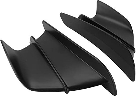 Spoiler anteriore, alettone moto antigraffio universale nero per moto