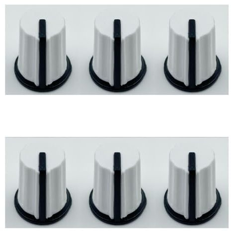 HUMARH 6er-Pack EQ Drehknopf für Pioneer DJM-700 750 800 850 900 2000 900NXS2 900SRT 900nexus 2000nexus usw., Pioneer Digital Controller XDJ-RX DDJ-RZ DDJ-SZ DDJ-SZ2 usw., DAA1176 DAA1176 DAA1176 305